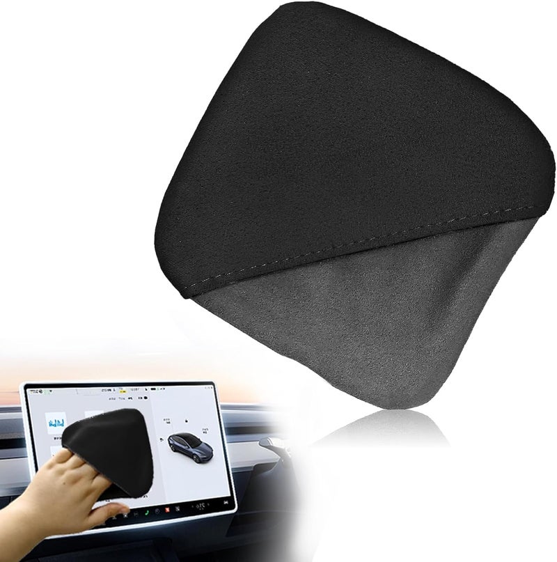 LTDCVTR Car Screen Cleaner, Car Accessories Car Screen Wipes, Microfiber Auto Screen Cleaning Pad, Touch Screen Cleaner for Car, Fit for Car Dashboard LCD Display Interior Car Accessories(Black gray) - Image 1